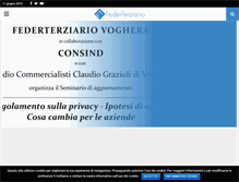 Tablet Screenshot of federterziario.it